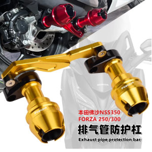 Exhaust Guard Bar with Cone Sliders for Honda Forza 350 / 300