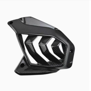 Carbon Fiber Pattern Radiator Cover for Yamaha NMAX 155 2025