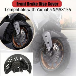 Hydro-Dipped Carbon Pattern Front Brake Disc Cover for Yamaha NMAX 155 2025