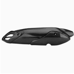 Carbon Fiber Pattern Exhaust Cover for Yamaha NMAX 155 2025